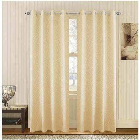 ผ้าม่าน EYELET HOME LIVING STYLE HAZA UV 150X250 ซม. สีครีม_5