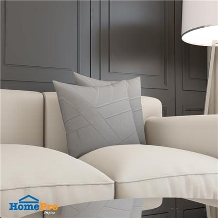หมอนอิง HOME LIVING STYLE HAZA 18x18 นิ้ว สีเทา_4