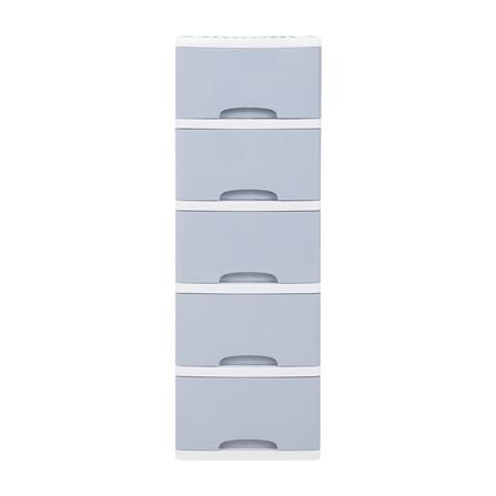 ตู้ลิ้นชัก 5 ชั้น STACKO KS-515G 36x43.5x108 ซม. สีเทา_1
