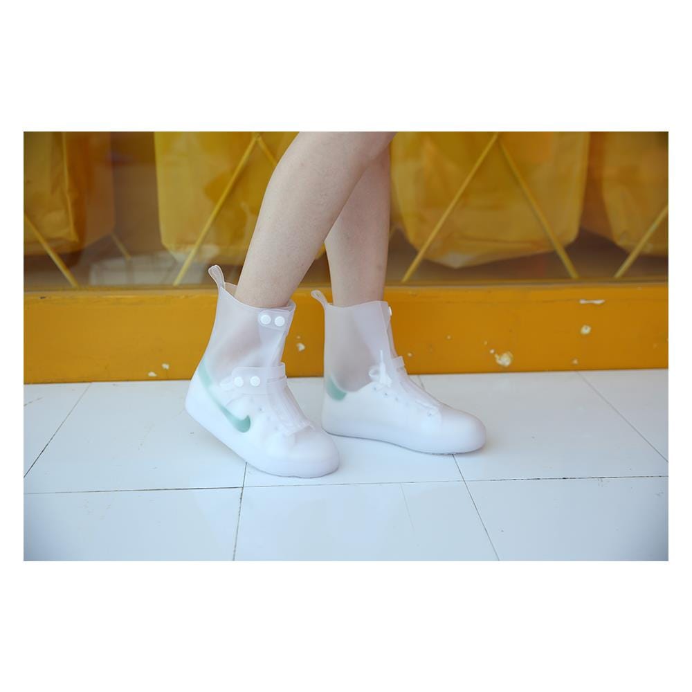 ซิลิโคนคลุมรองเท้าข้อสูง DEXZON เบอร์ 42-43 สีขาว