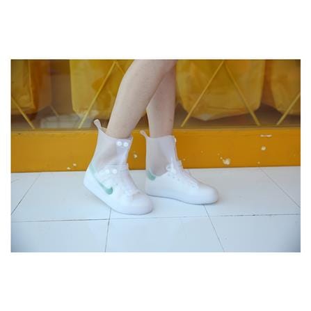 ซิลิโคนคลุมรองเท้าข้อสูง DEXZON เบอร์ 44-45 สีขาว_3