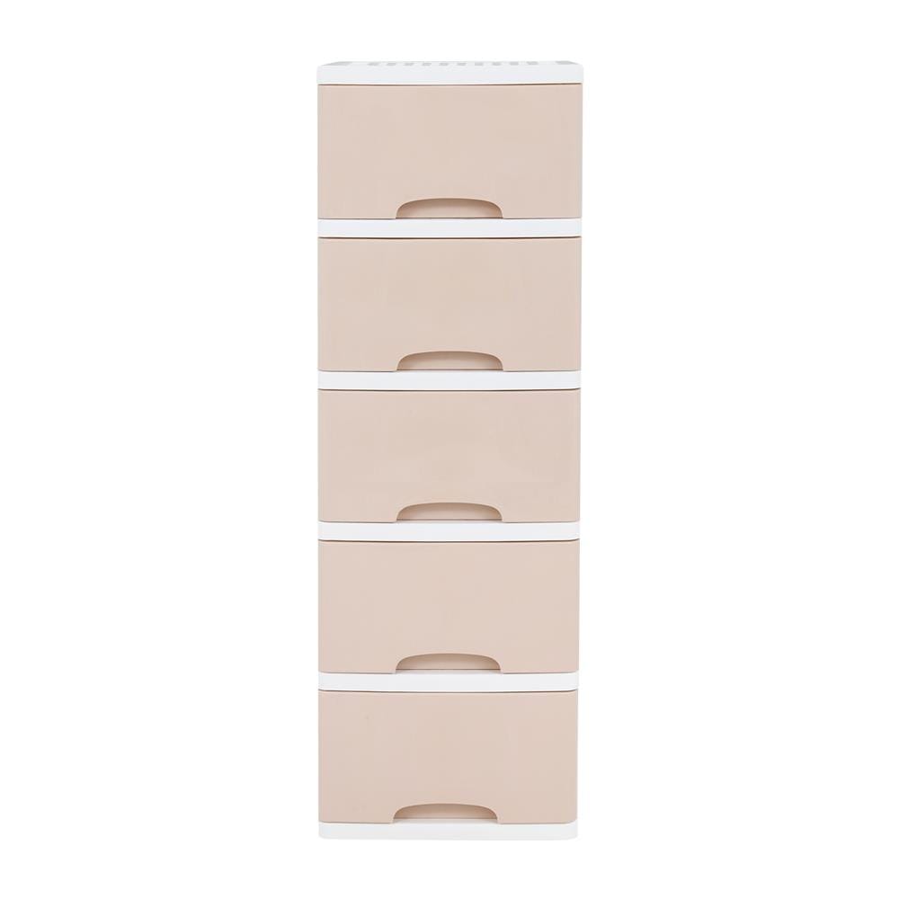ตู้ลิ้นชัก 5 ชั้น STACKO KS-515P  36x43.5x108 ซม. สีชมพู
