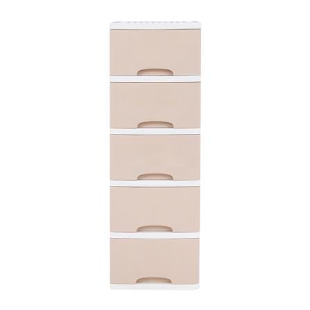 ตู้ลิ้นชัก 5 ชั้น STACKO KS-515P  36x43.5x108 ซม. สีชมพู_1