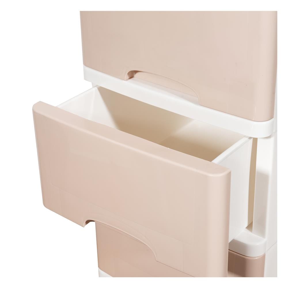 ตู้ลิ้นชัก 4 ชั้น STACKO KS-514P 36x43.5x87 ซม. สีชมพู