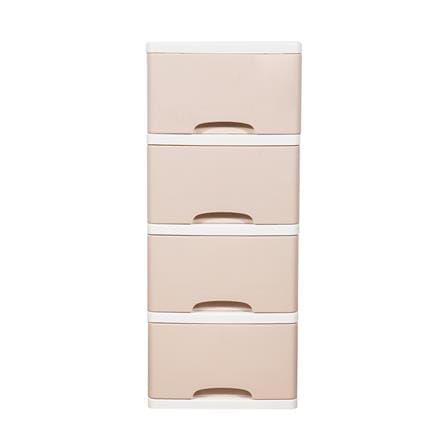 ตู้ลิ้นชัก 4 ชั้น STACKO KS-514P 36x43.5x87 ซม. สีชมพู_1