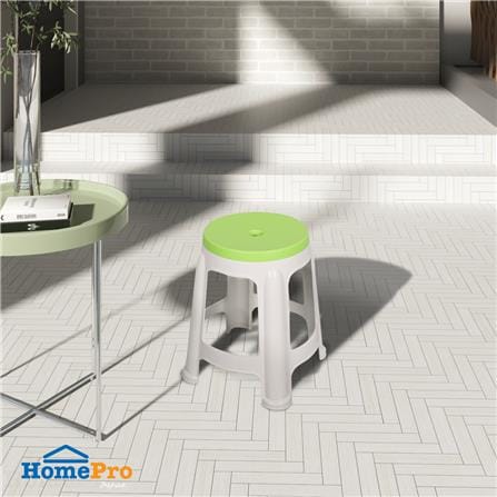 เก้าอี้พลาสติก ME LIVING STOOL สีขาว-เขียว_4