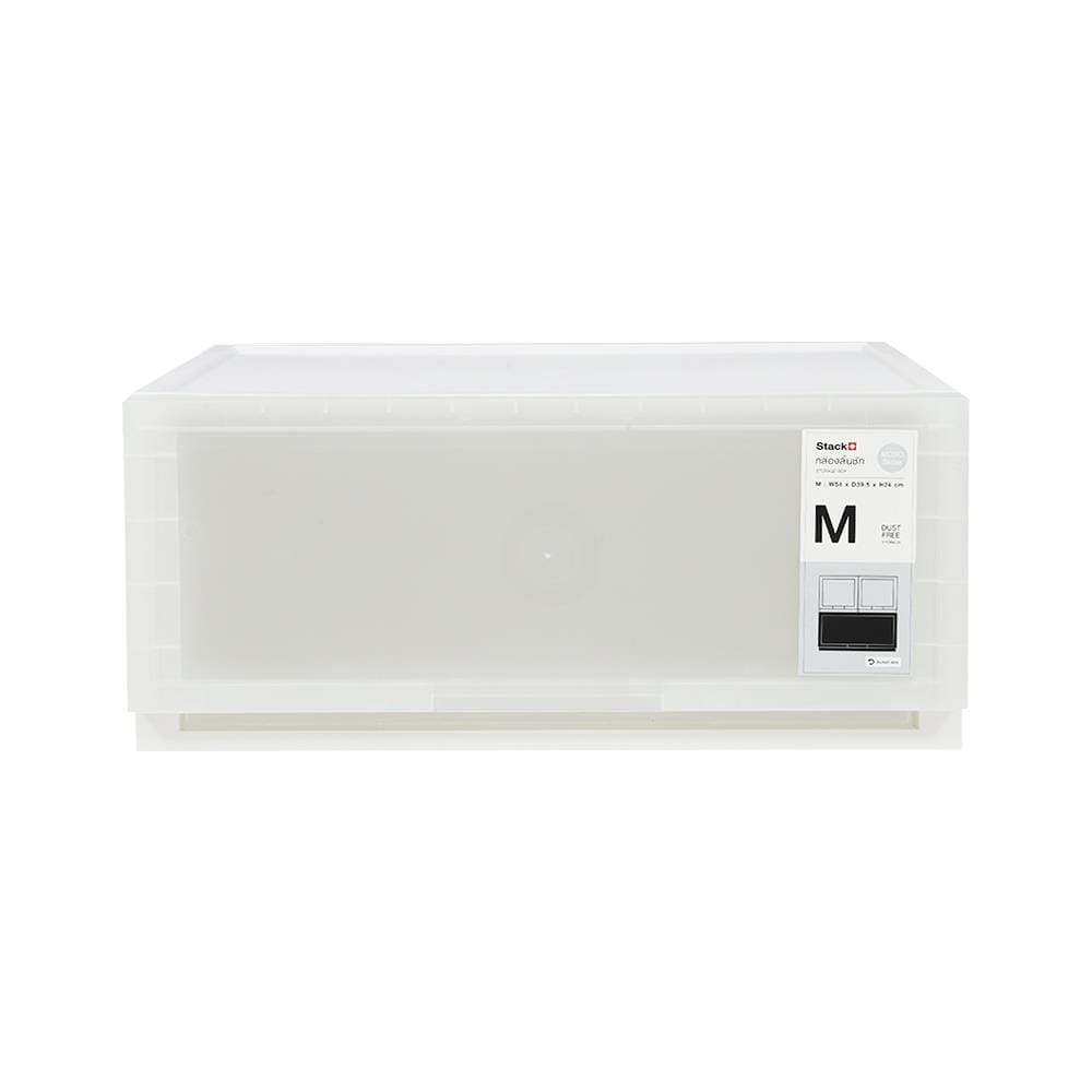 กล่องลิ้นชัก 1 ลิ้นชัก STACKO MONO M 54x39.5x24 ซม. สีใส