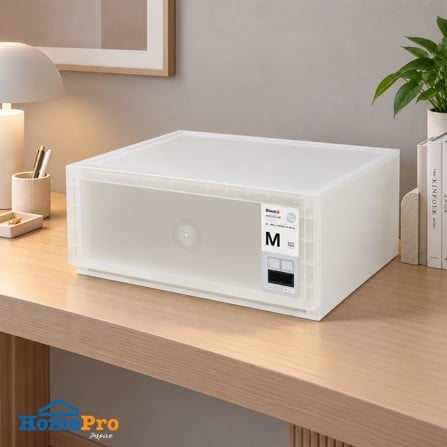 กล่องลิ้นชัก 1 ลิ้นชัก STACKO MONO M 54x39.5x24 ซม. สีใส
