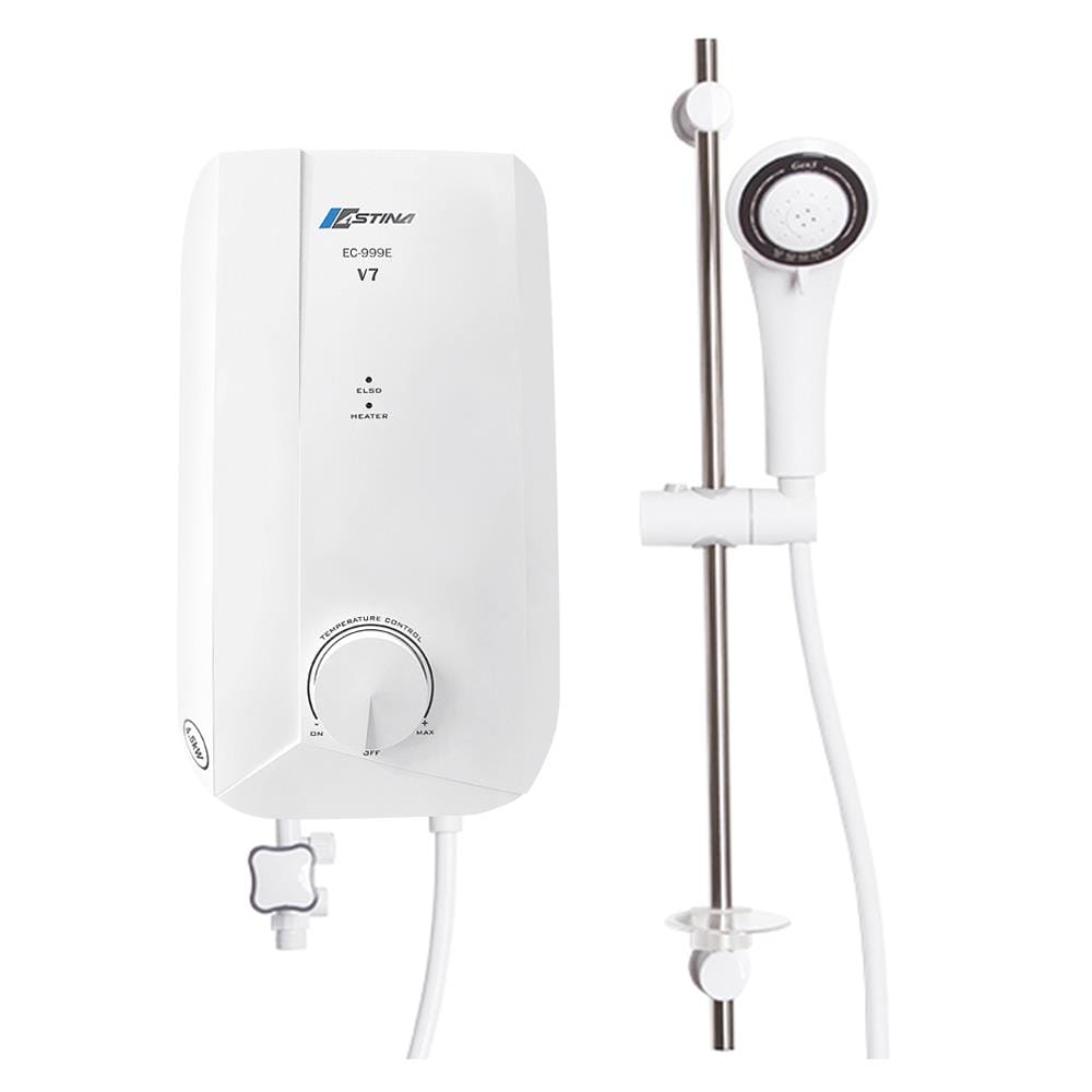เครื่องทำน้ำอุ่น ASTINA EC-999E (V7) 4500 วัตต์ สีขาว