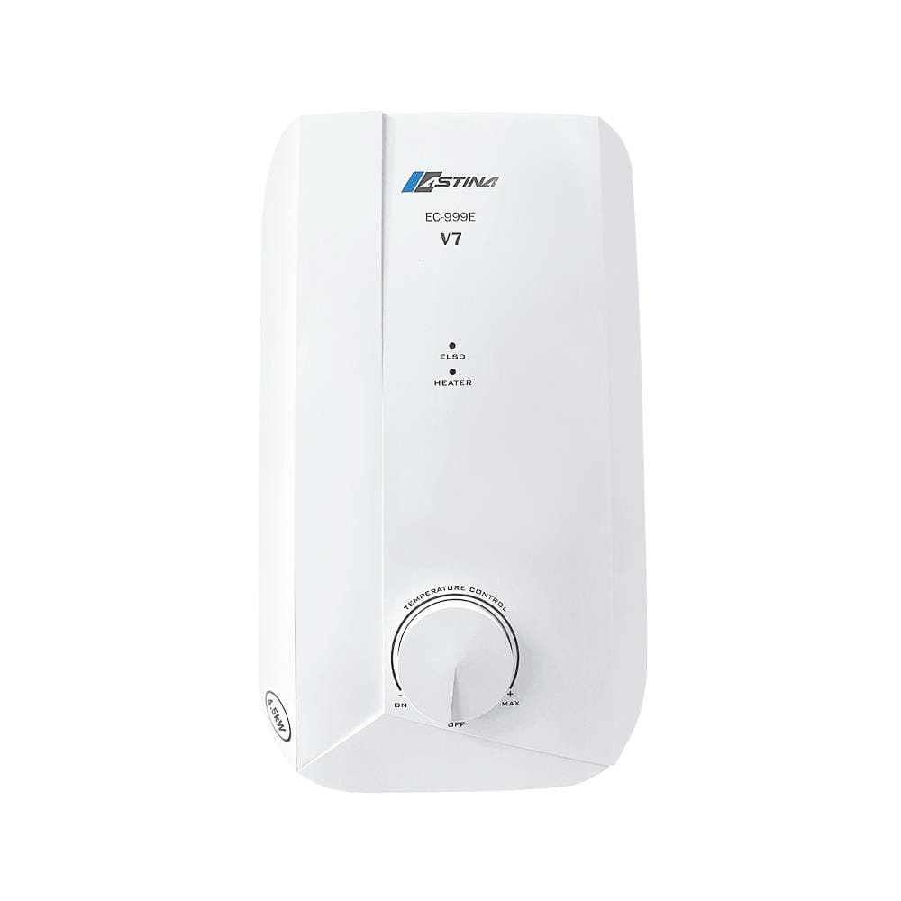 เครื่องทำน้ำอุ่น ASTINA EC-999E (V7) 4500 วัตต์ สีขาว
