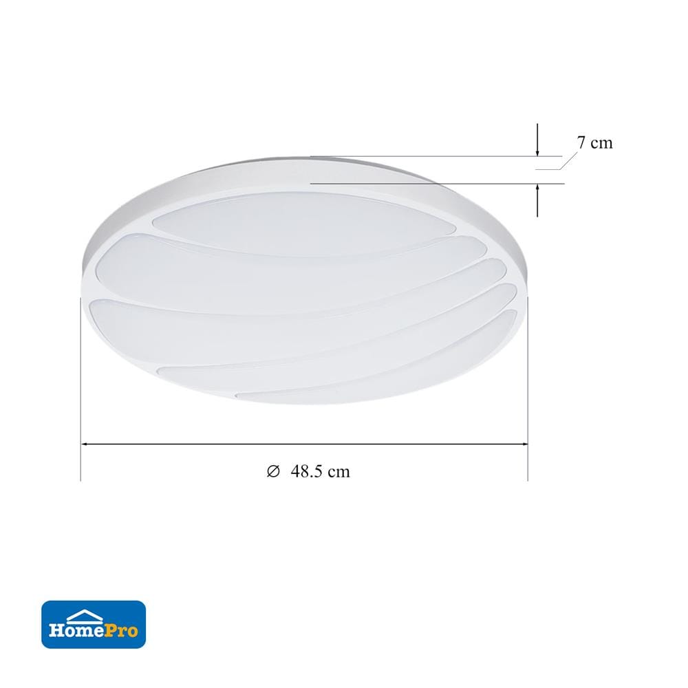ไฟเพดาน LED CARINI ZY157 19 นิ้ว 36 วัตต์ DAYLIGHT สีขาว