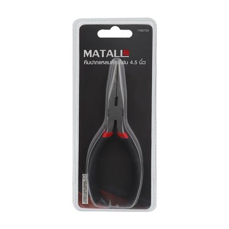 คีมปากแหลมด้ามโฟม MATALL HMP1049436-A 4.5 นิ้ว_3