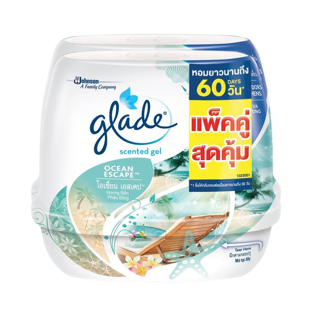 เจลปรับอากาศ GLADE SCENTED 180g OCEAN