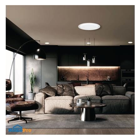 ไฟเพดาน LED LAMPTAN CROWN 17 นิ้ว 36 วัตต์ DAYLIGHT/COOL WHITE/WARM WHITE สีขาว_3