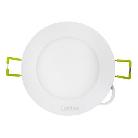 ดาวน์ไลท์ LED LEKISE ULTRA SLIM 3.5 นิ้ว 5 วัตต์ WARM WHITE สีขาว_0