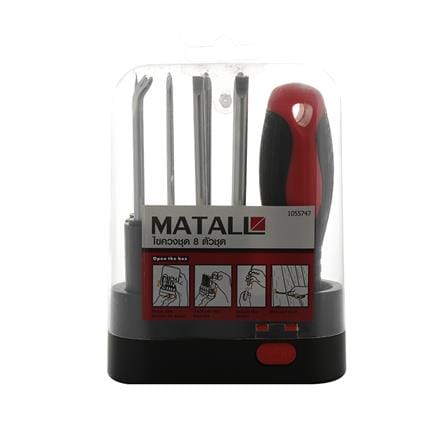ชุดไขควง MATALL HMP1055747-A แพ็ก 8 ชิ้น_4