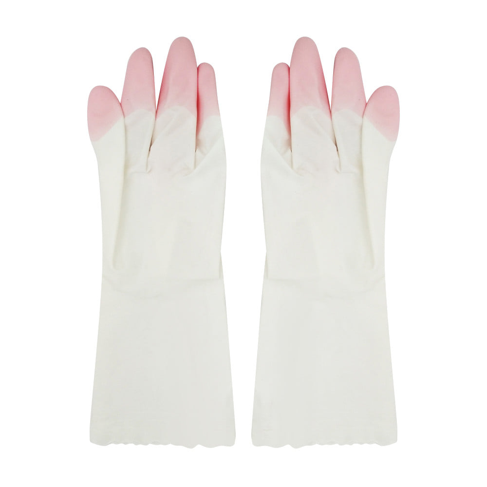ถุงมือ PVC SHALDAN ไซซ์ S สีขาว/ชมพู