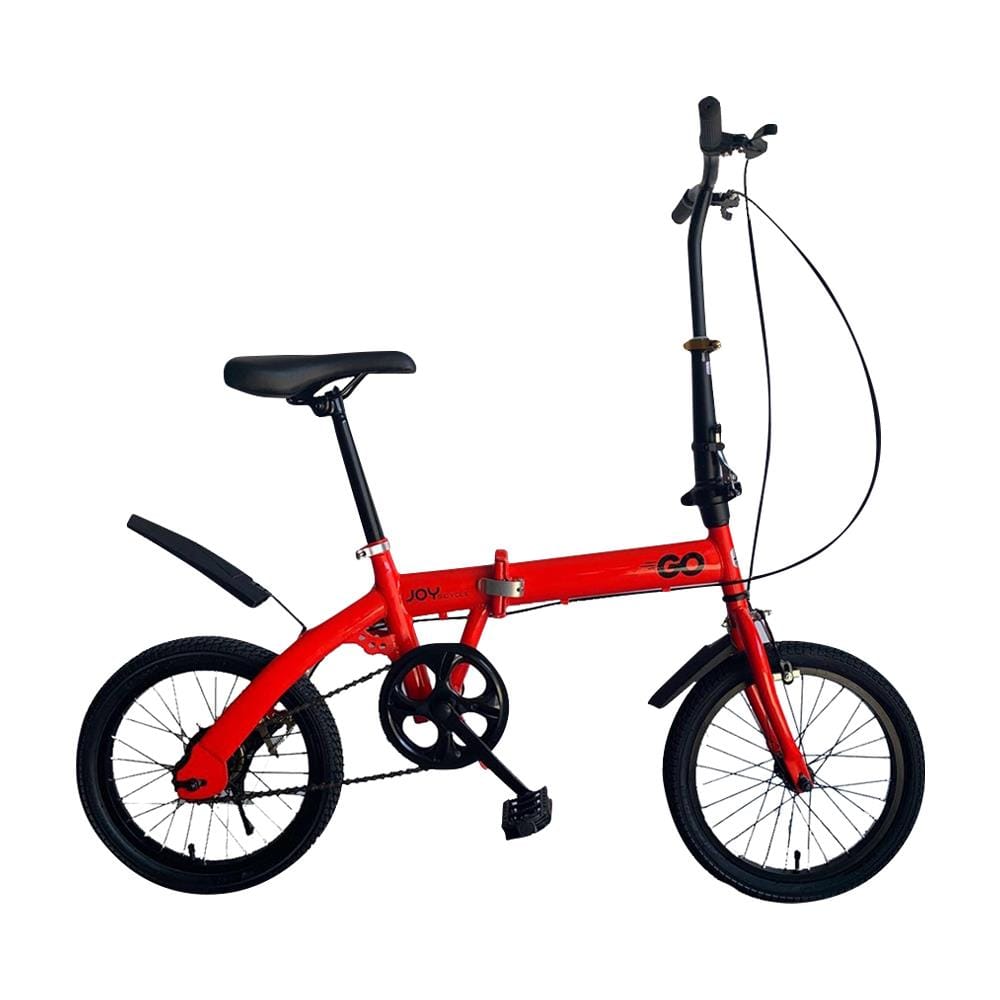 จักรยานพับ 16 นิ้ว JOY BICYCLE GO สีแดง
