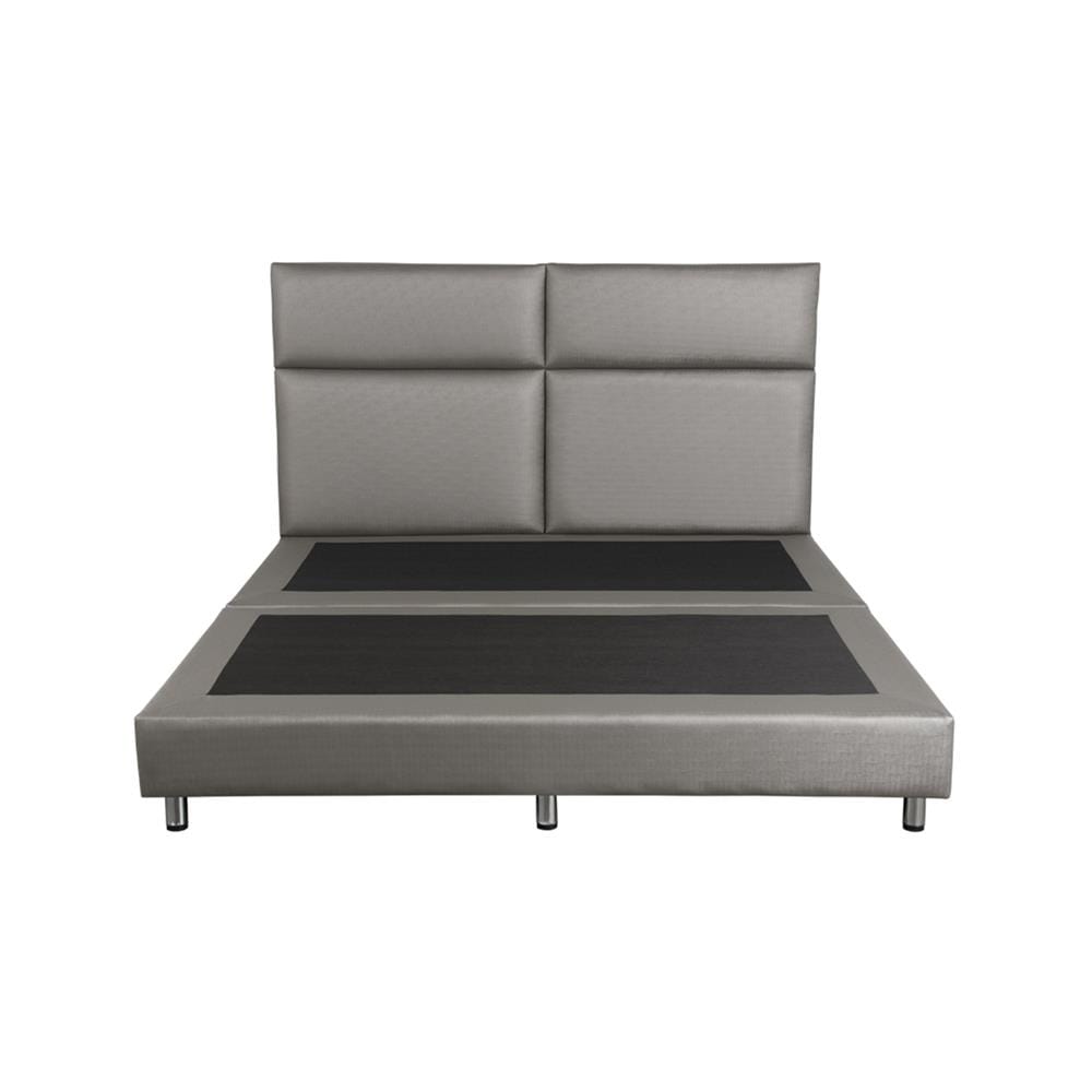 ฐานรองหัวเตียง 6 ฟุต HOME LIVING STYLE SQUARE สีเทาอ่อน