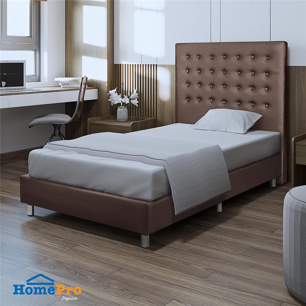 ฐานรองหัวเตียง 3.5 ฟุต HOME LIVING STYLE DIAMOND สีน้ำตาลเข้ม