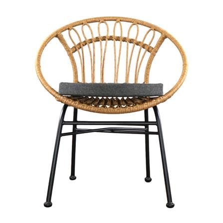 เก้าอี้หวายเทียม FURINTREND AIRES9 สีน้ำตาล_1