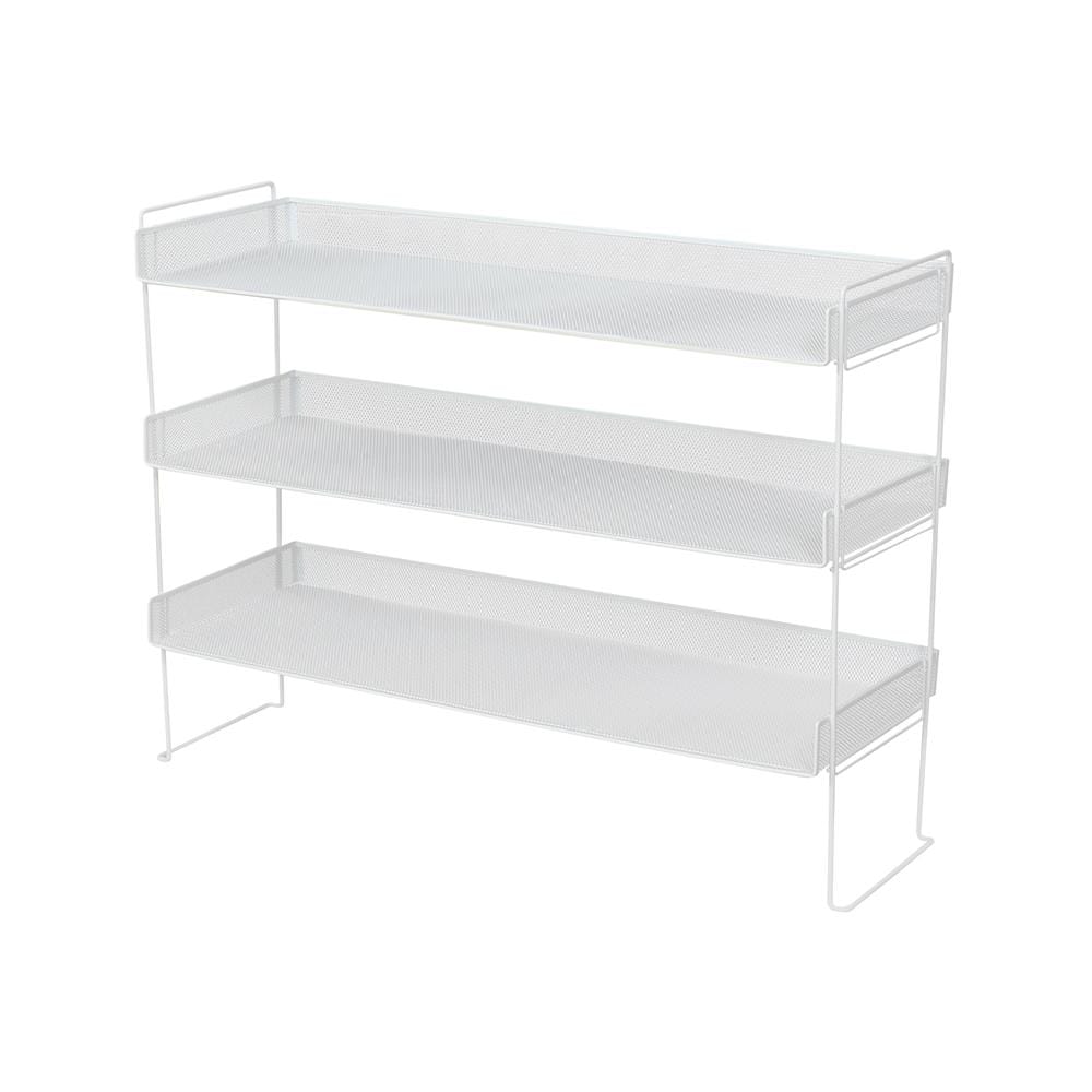 ชั้นวางรองเท้า 3 ชั้น STACKO BILA 77x26.5x57.5 ซม. สีขาว