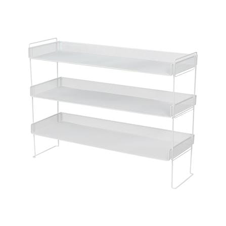 ชั้นวางรองเท้า 3 ชั้น STACKO BILA 77x26.5x57.5 ซม. สีขาว_0