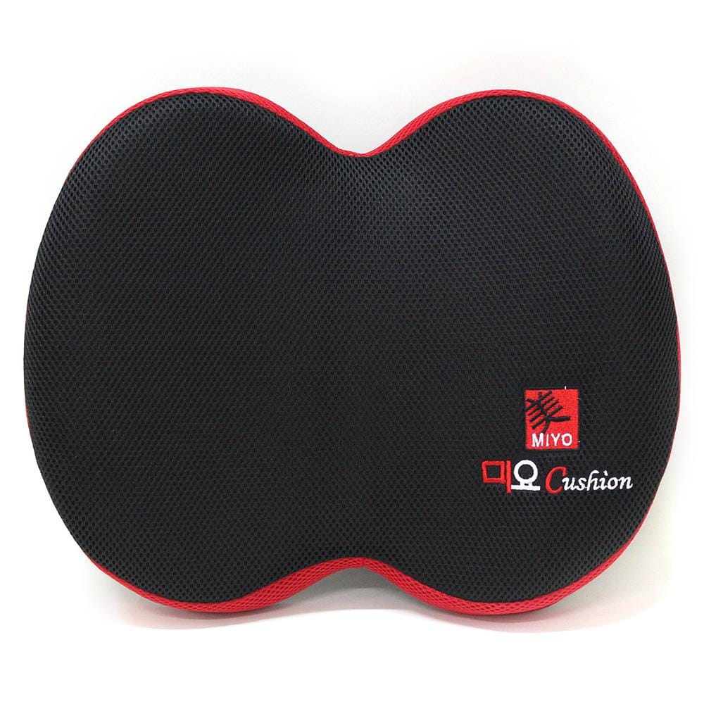 เบาะรองหลังเพื่อสุขภาพ ERGOTREND MIYO BACKREST 16X13 นิ้ว สีดำ