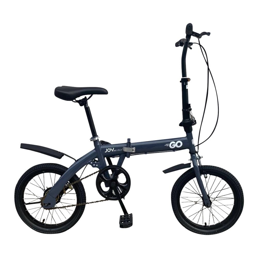 จักรยานพับ 16 นิ้ว JOY BICYCLE GO สีเทา