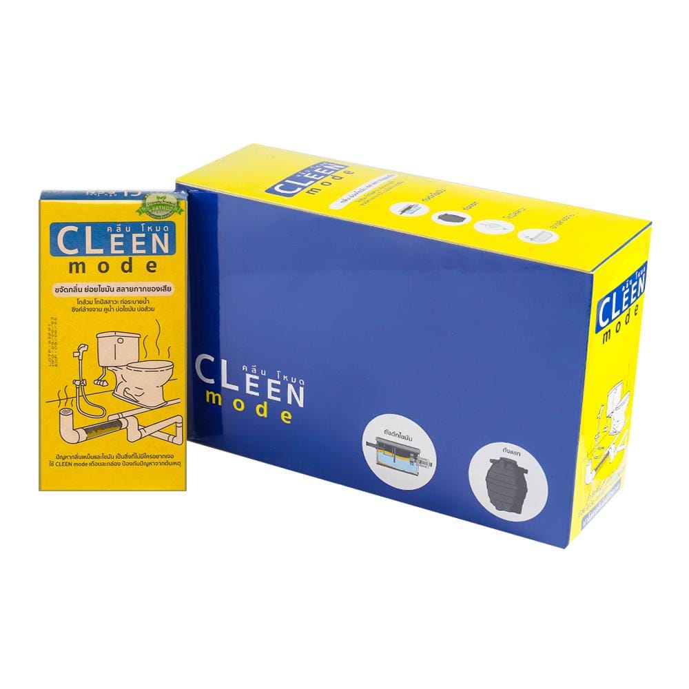 ผงขจัดกลิ่นถังบำบัด CLEEN MODE 185 กรัม