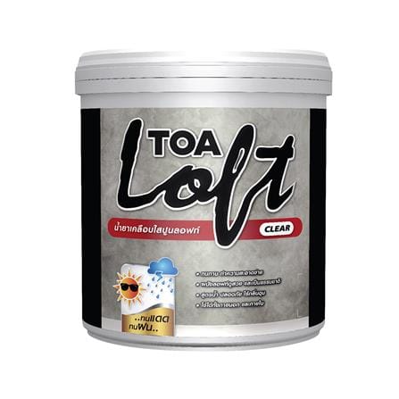 สีน้ำลอฟท์ภายนอก TOA CLEAR สีใส 3 กก._0