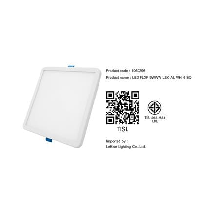 ดาวน์ไลท์ LED LEKISE FLXF 4 นิ้ว 9 วัตต์ WARM WHITE สีขาว_3