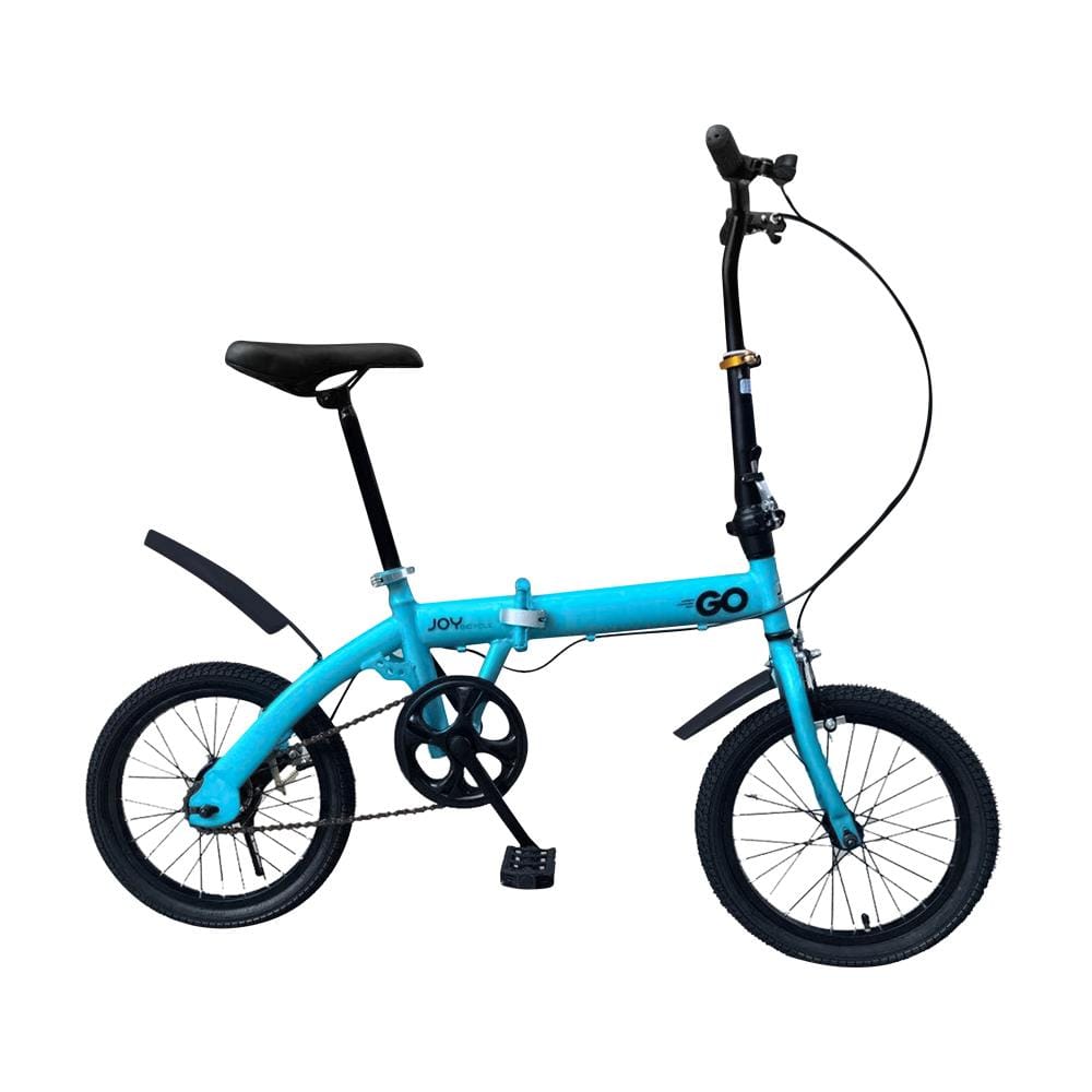 จักรยานพับ 16 นิ้ว JOY BICYCLE GO สีฟ้า