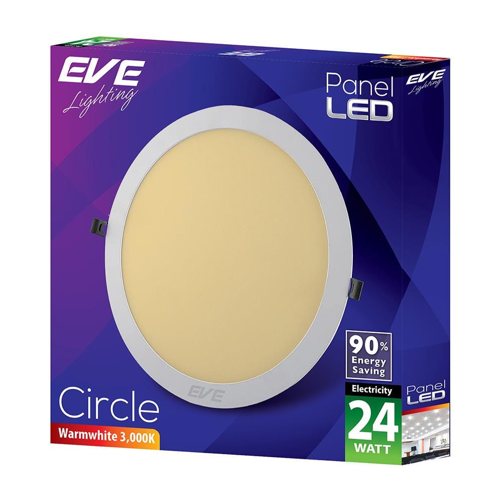 ดาวน์ไลท์ LED EVE 577534 12 นิ้ว 24 วัตต์ WARM WHITE สีขาว
