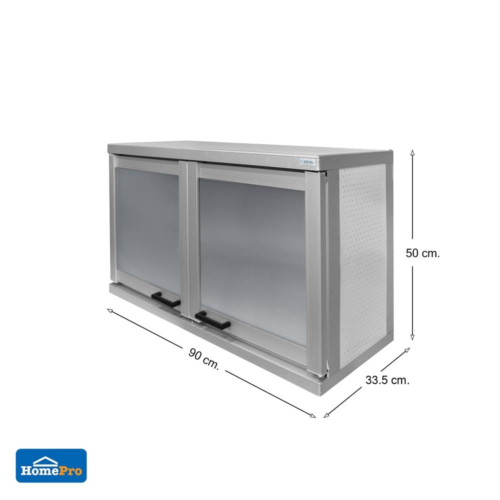 ตู้แขวนคู่กระจก CABIN SIENA 90x50 ซม. สีขาว