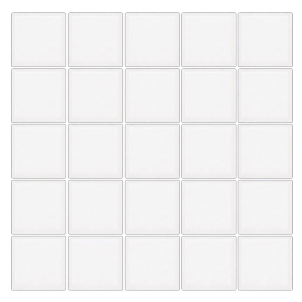 โมเสคพอร์ซเลน 30x30 ซม.COTTO MT 22S-6110 สีขาว 30P