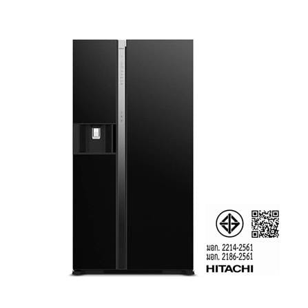 ตู้เย็น SIDE BY SIDE HITACHI RSX600GPTH0 GBK 20.2 กระจกดำ อินเวอร์เตอร์_6