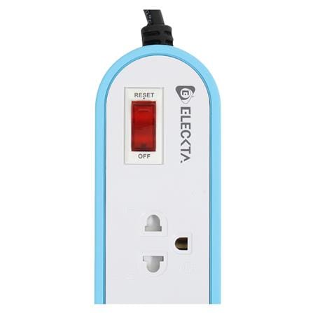 รางปลั๊กไฟ 3 ช่อง 1 สวิตช์ ELECKTA ET3146-3BL 3 เมตร สีฟ้า_3