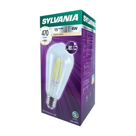 หลอด LED SYLVANIA TOLEDO FIRA ST64 E27 4 วัตต์ WARMWHITE_1