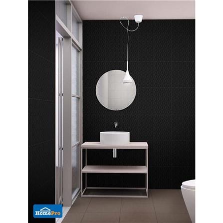 กระเบื้องผนัง 25x40 ซม. มิลเลอร์ แบล็ค_2