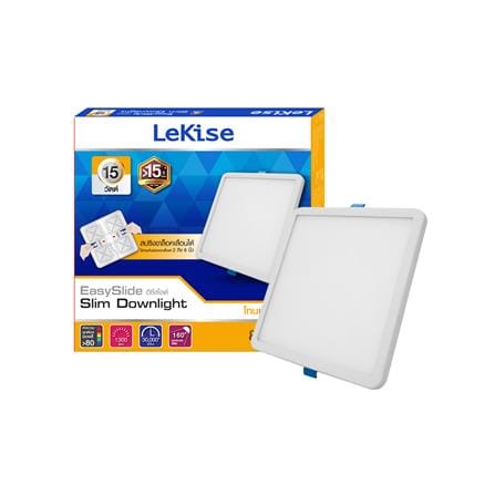 ดาวน์ไลท์ LED LEKISE FLXF 6 นิ้ว 15 วัตต์ WARM WHITE สีขาว_2