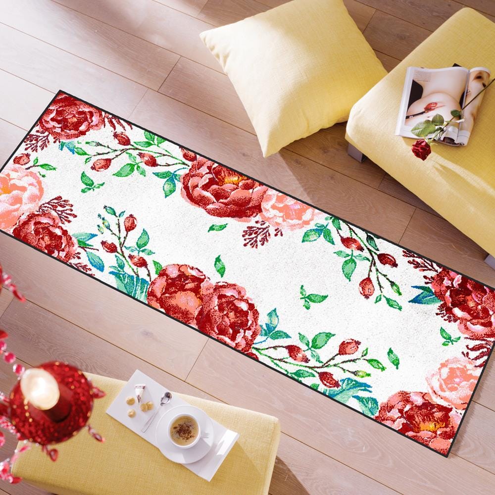 พรม PRAW BOUQUETS 60x180 ซม. สีชมพู