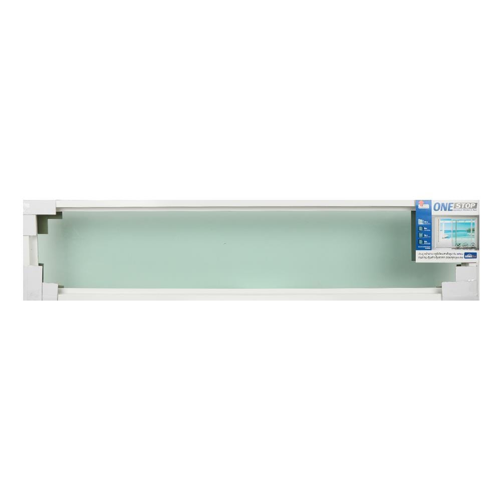 ช่องแสงหน้าต่าง อะลูมิเนียม WINDOW ASIA F10 180x40 ซม. สีขาว
