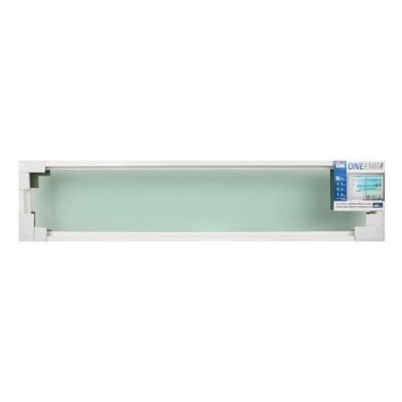 ช่องแสงหน้าต่าง อะลูมิเนียม WINDOW ASIA F10 180x40 ซม. สีขาว_2