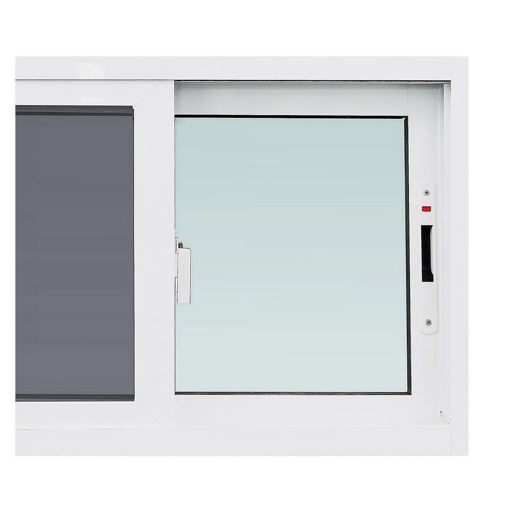 หน้าต่างบานเลื่อน อะลูมิเนียม S-S มุ้ง WINDOW ASIA F10 80X50 ซม. สีขาว