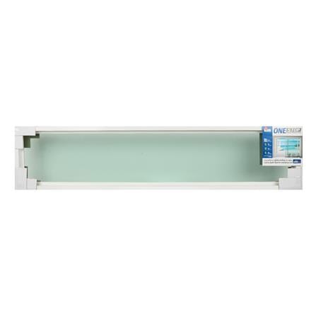 ช่องแสงหน้าต่าง อะลูมิเนียม WINDOW ASIA F10 150X40 ซม. สีขาว_2
