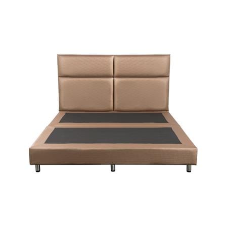 ฐานรองหัวเตียง 5 ฟุต HOME LIVING STYLE SQUARE สีน้ำตาลอ่อน_1
