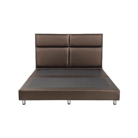 ฐานรองหัวเตียง 5 ฟุต HOME LIVING STYLE SQUARE สีน้ำตาลเข้ม_1