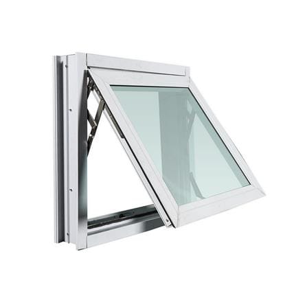 หน้าต่างบานเปิดกระทุ้ง อะลูมิเนียม มุ้ง WINDOW ASIA F10 80X50 ซม. สีขาว_1