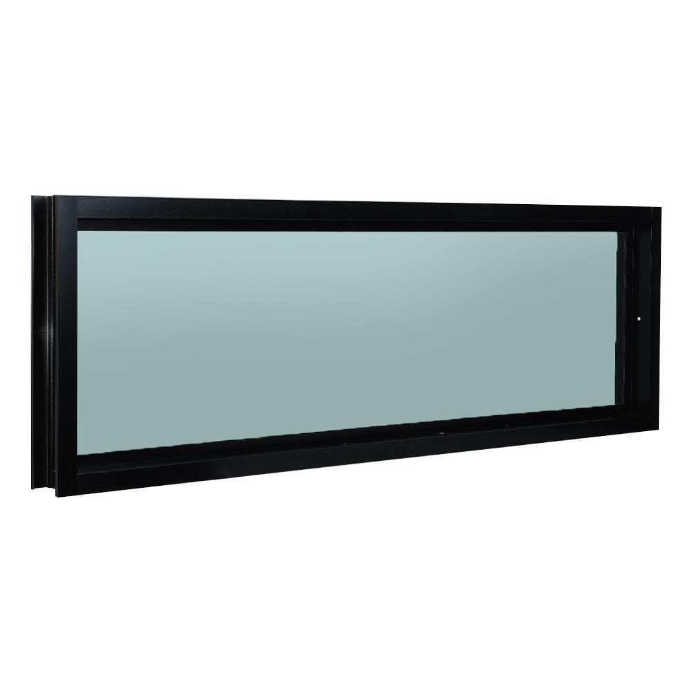 ช่องแสงหน้าต่าง อะลูมิเนียม WINDOW ASIA F10 120x40 ซม. สีดำ